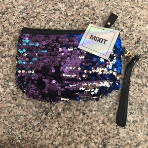Sequined Clutch Purse